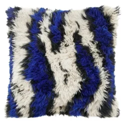 Hem Monster cushion, 50 x 50 cm, ultramarine blue - off-white