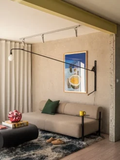 Hem Monster rug, 250 x 350 cm, dark teal - off white