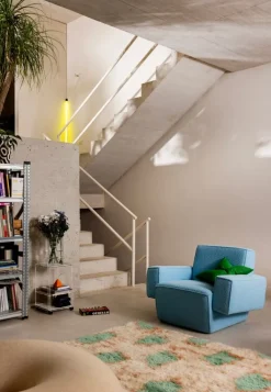 Hem Monster rug, 250 x 350 cm, turquoise - peach