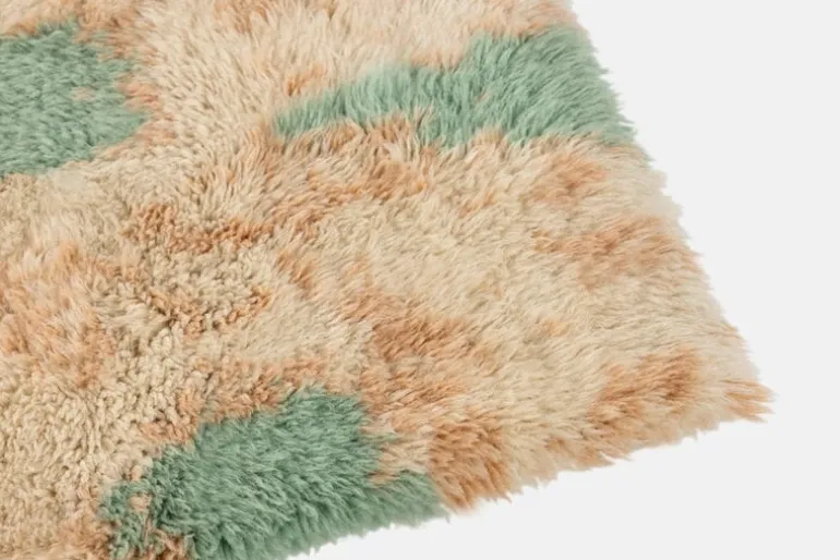 Hem Monster rug, 250 x 350 cm, turquoise - peach