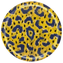 Hem Monster tray, M, ochre yellow - grey - black