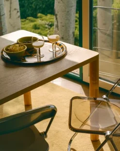 Hem Monster tray, M, ochre yellow - grey - black