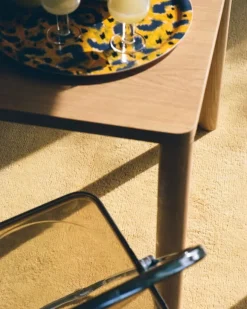 Hem Monster tray, M, ochre yellow - grey - black