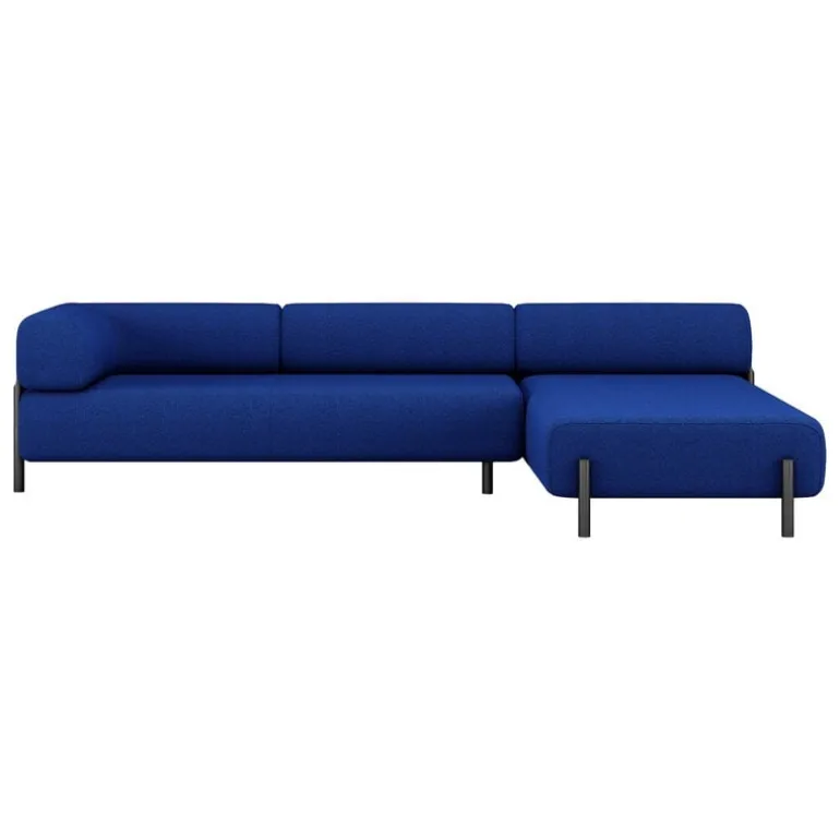 Hem Palo corner sofa, right, cobalt