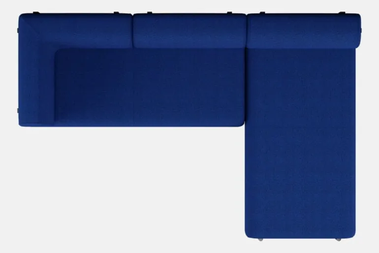 Hem Palo corner sofa, right, cobalt