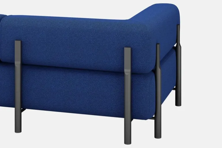 Hem Palo corner sofa, right, cobalt