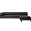 Hem Palo corner sofa, right, brown black