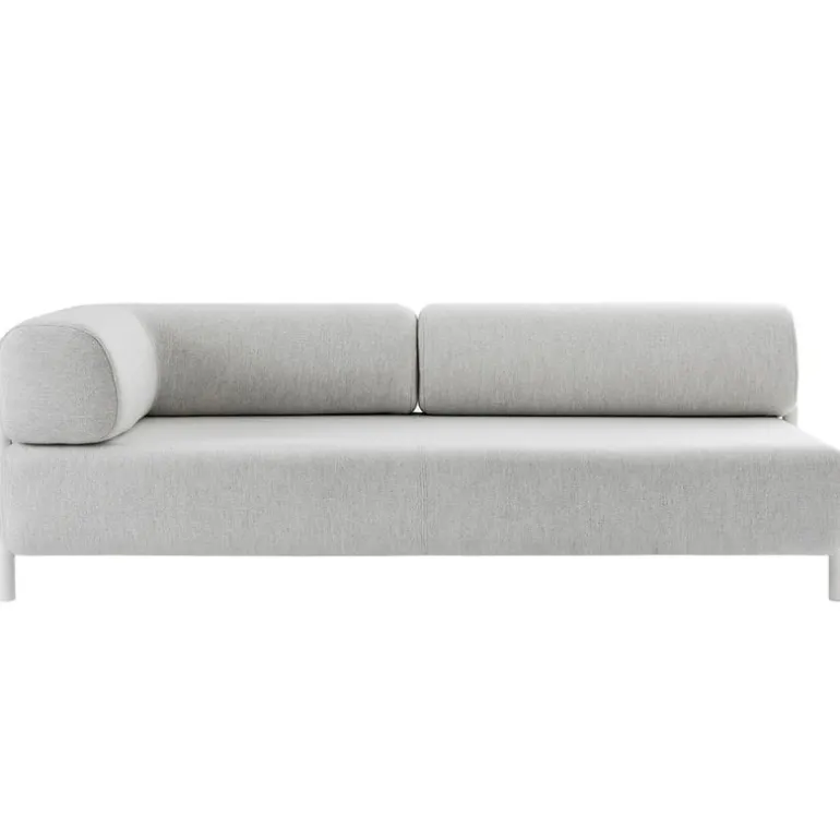 Hem Palo 2-seater chaise, left, chalk