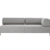 Hem Palo 2-seater chaise, right, grey