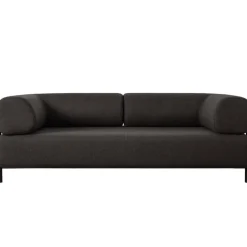 Hem Palo 2-seater sofa with armrests, brown black