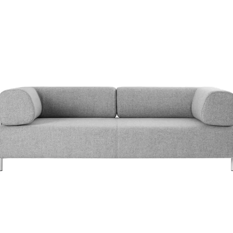 Hem Palo 2-seater sofa with armrests, grey