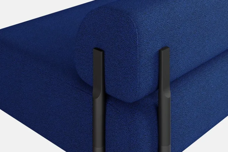 Hem Palo single seater sofa, cobalt
