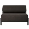 Hem Palo single seater sofa, brown black