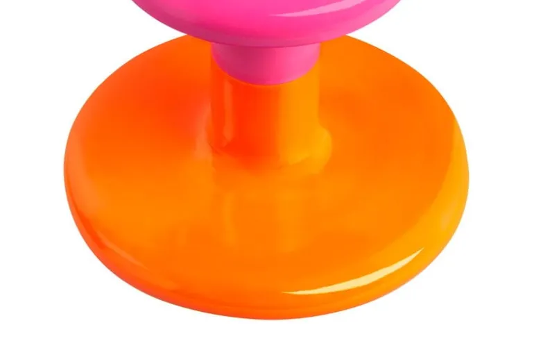 Hem Pesa candle holder, low, magenta - orange