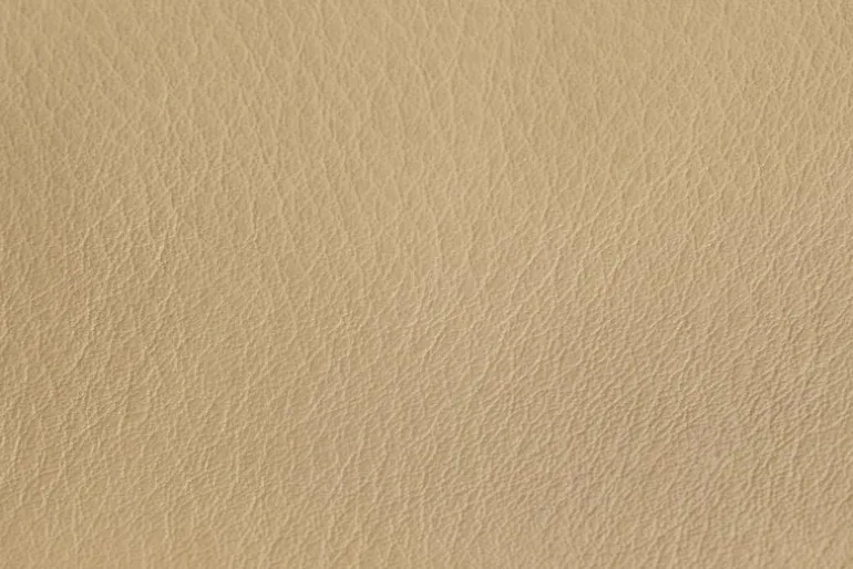 Hem Puffy lounge chair, sand leather - cream steel