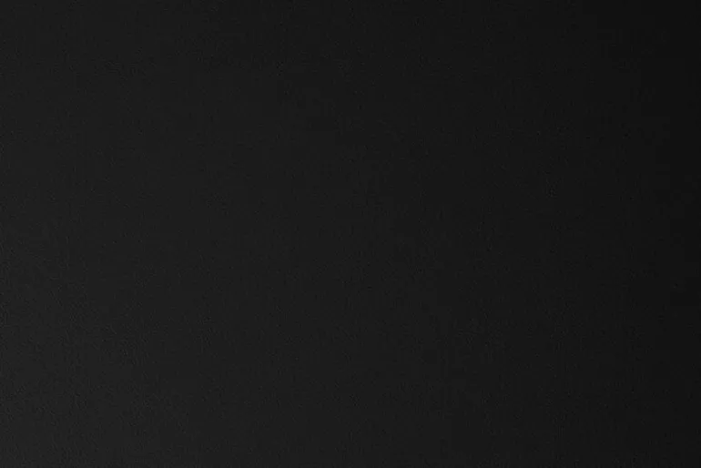 Hem Puffy ottoman, black leather - cream steel