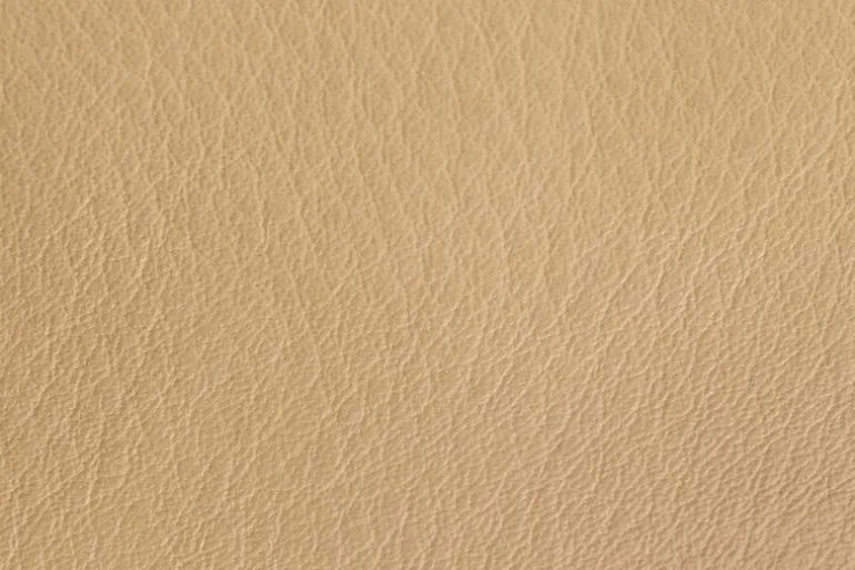 Hem Puffy ottoman, sand leather - black grey steel