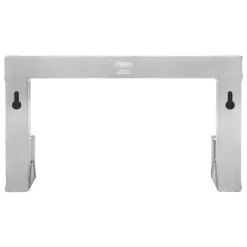 Hem Tig Hook, double, brushed aluminium