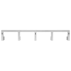 Hem Tig Hook, quintuple, brushed aluminium