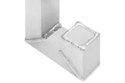 Hem Tig Hook, quintuple, brushed aluminium