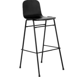 Hem Touchwood bar chair, 75 cm, black - black steel