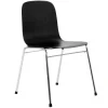 Hem Touchwood chair, black - chrome