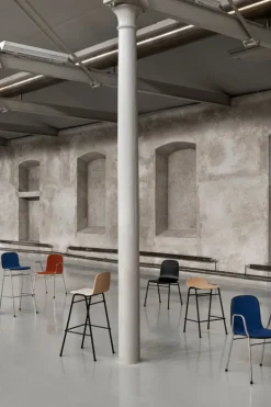 Hem Touchwood chair, black - black steel