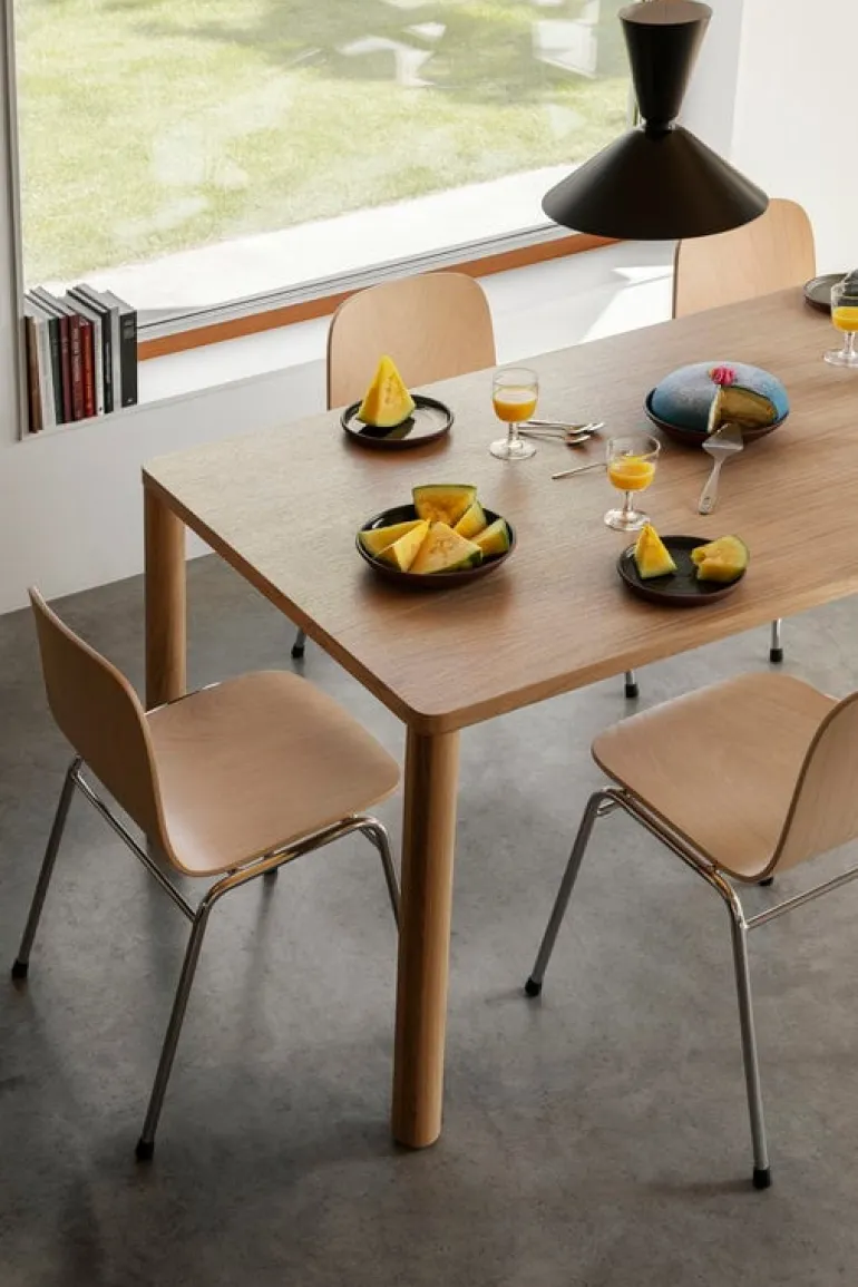 Hem Touchwood chair, natural beech - chrome