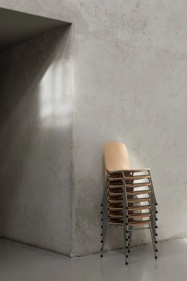 Hem Touchwood chair, natural beech - chrome