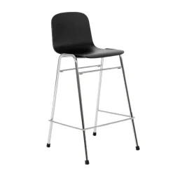 Hem Touchwood counter chair, 65 cm, black - chrome