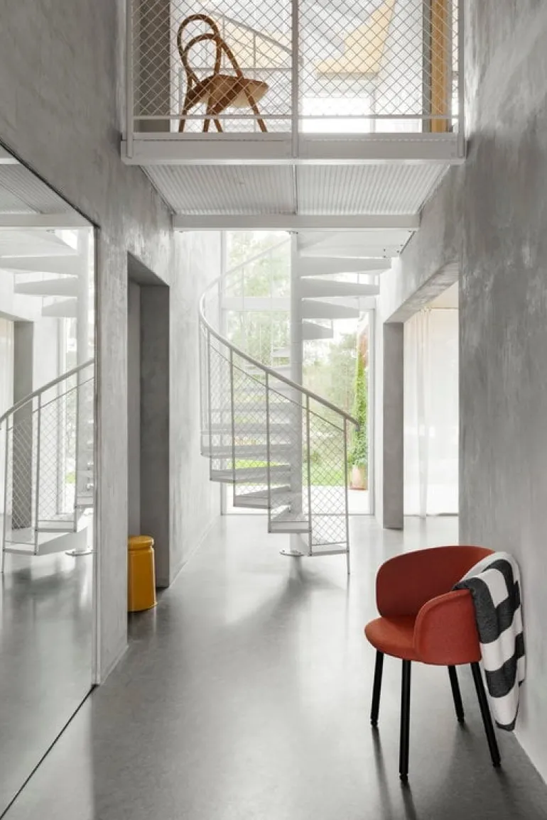 Hem Udon chair, natural beech - cognac leather