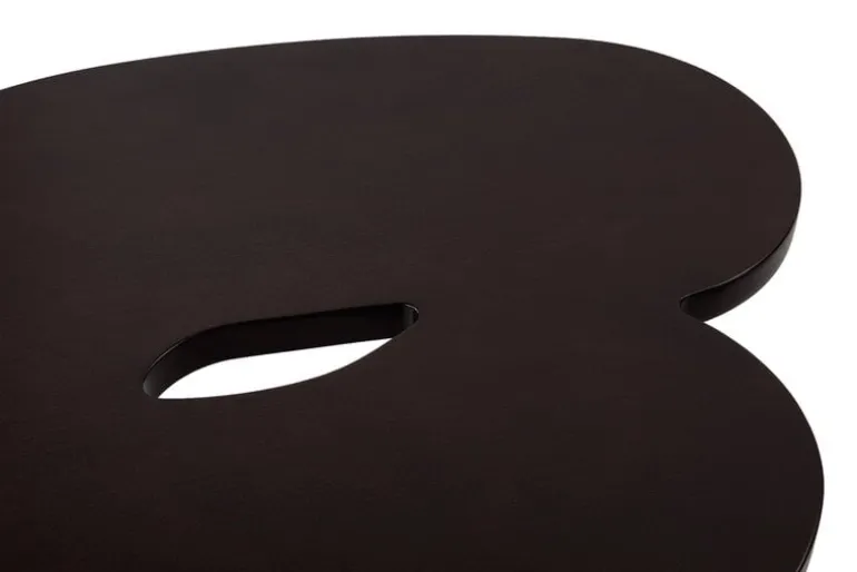 Hem Worm coffee table, round, brown - beech