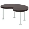 Hem Worm coffee table, small, brown - steel