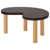 Hem Worm coffee table, small, brown - beech