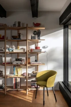 Hem Zig Zag high shelf, oak