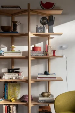 Hem Zig Zag high shelf, oak