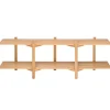 Hem Zig Zag media shelf, oak