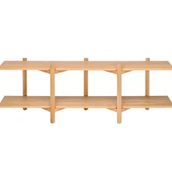 Hem Zig Zag media shelf, oak