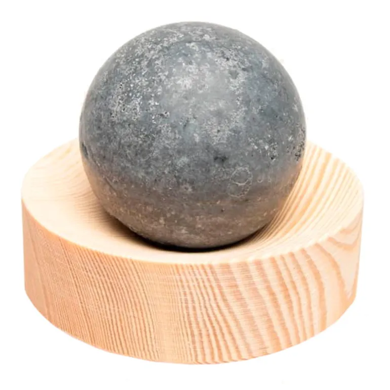 Hetkinen Salt soap set, round, crowberry - spruce