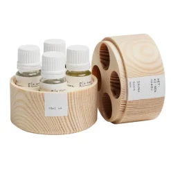 Hetkinen Sauna scent gift set, 4 pcs, pine box