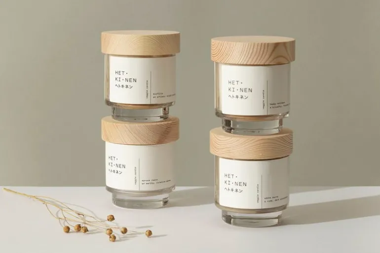 Hetkinen Veggie wax candle, Happy Holidays