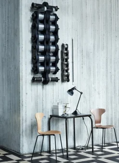 HOWE Munkegaard side chair, walnut veneer - black