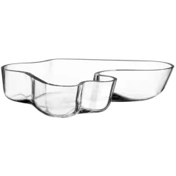 Iittala Aalto bowl, 262 x 50 mm, clear