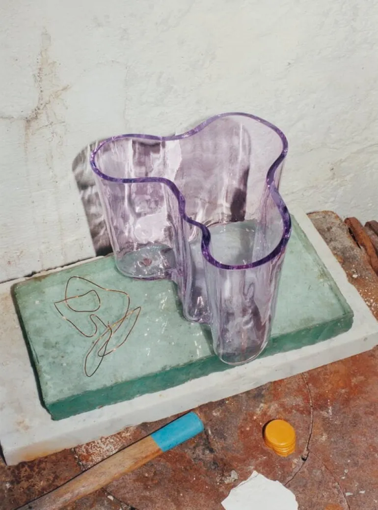 Iittala Aalto vase, 140 mm, light lilac