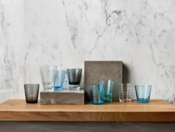 Iittala Aino Aalto tumbler 22 cl, 2 pcs, aqua