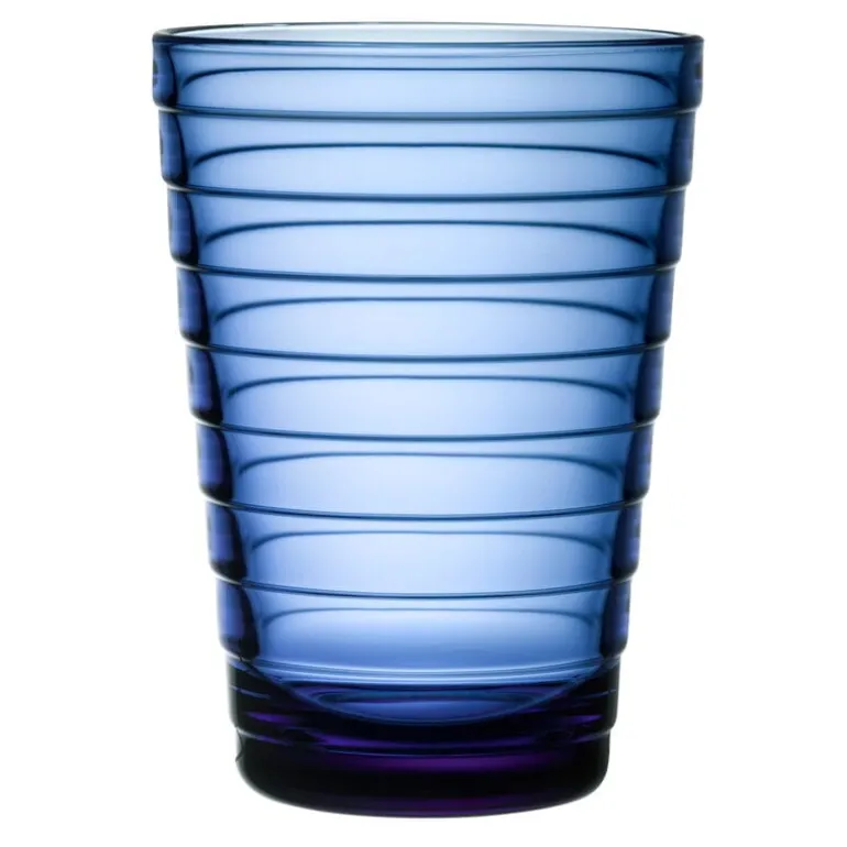 Iittala Aino Aalto tumbler, 33 cl, 2 pcs, ultramarine blue