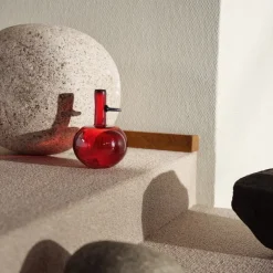 Iittala Apple Bottle, cranberry