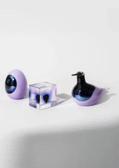 Iittala Birds by Toikka Annual egg 2025, Oriol light lilac