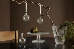 Iittala Glass apple, 3 pcs, clear