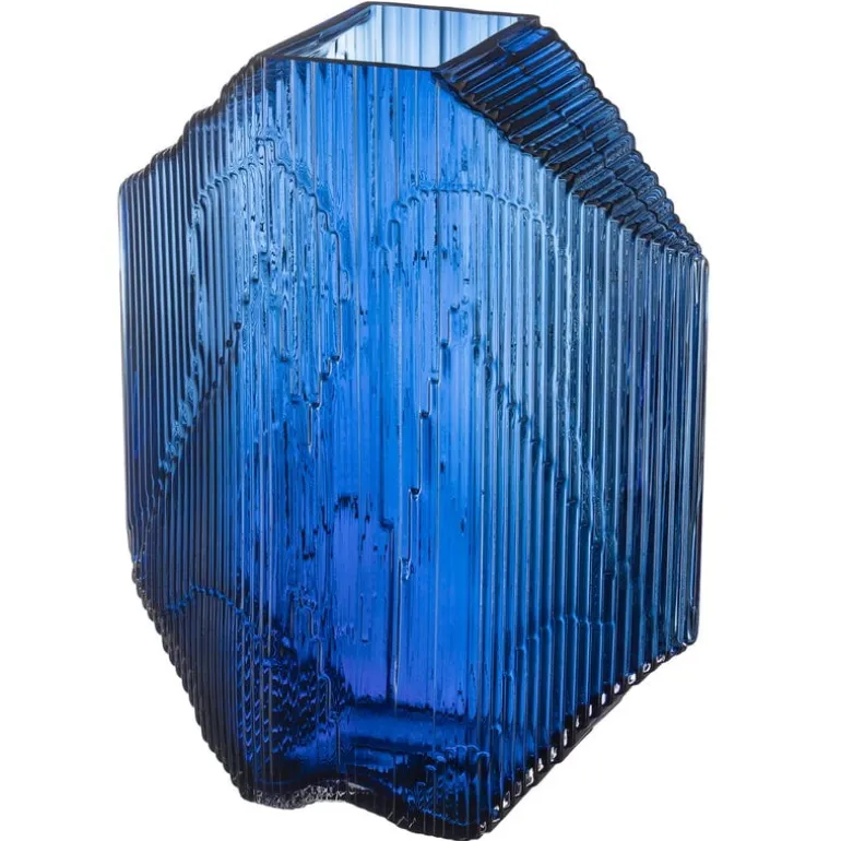 Iittala Kartta glass sculpture 240 x 320 mm, ultramarine